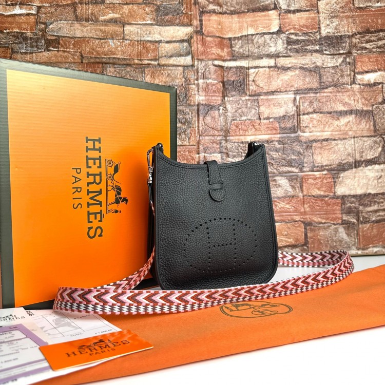 HERMES EVELYNE ORTA SİYAH 